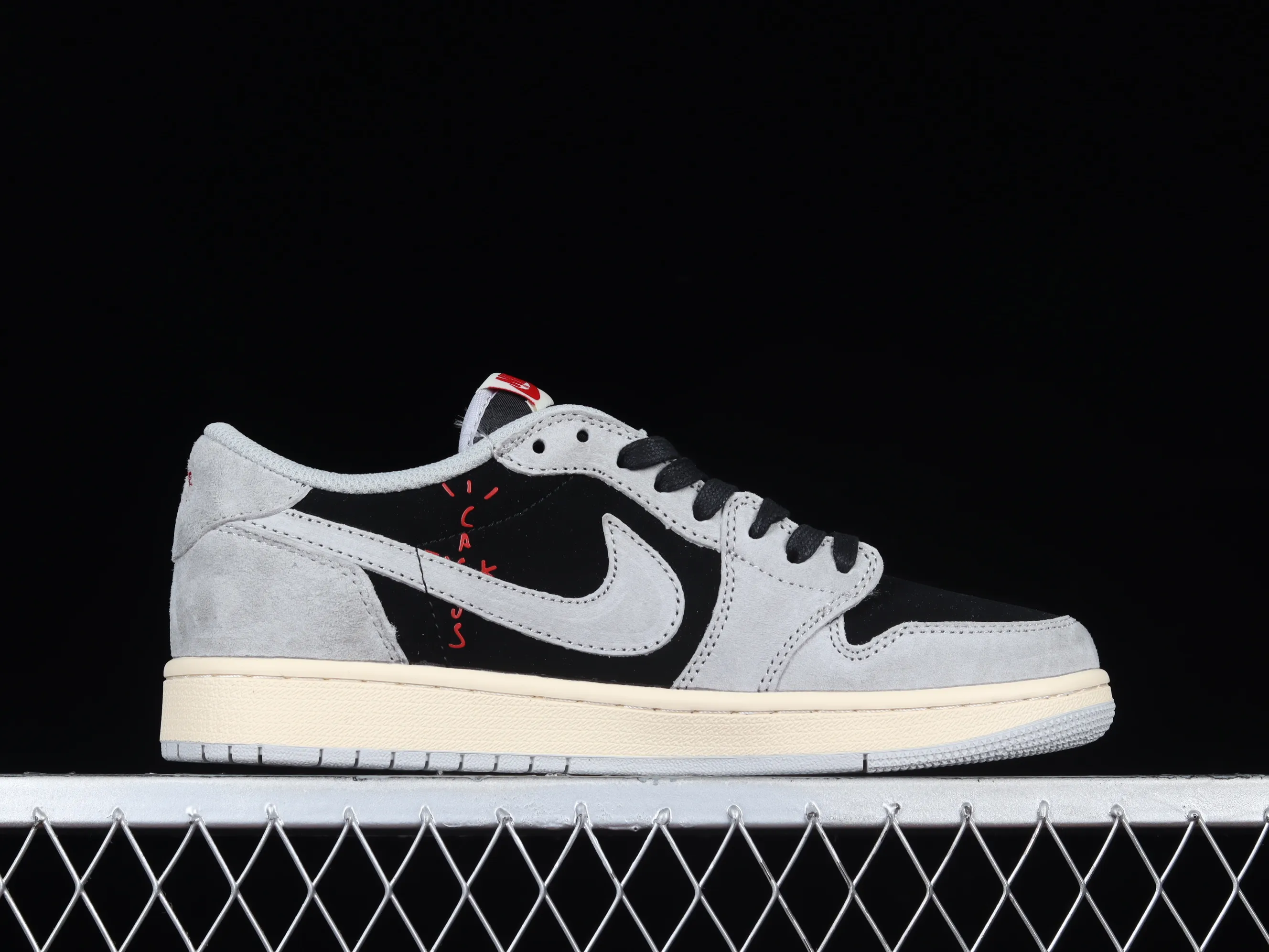 All Categories Air Jordan Jordan Series Basketball Shoes Air Jordan 1 Low Travis Scott x Air Jordan 1 Low "Black Phantom" AJ1 Joe 1 Overhook Black Phantom DM7866-001